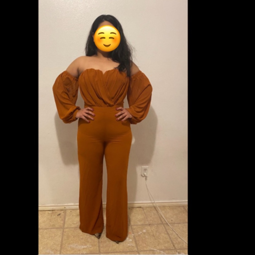 Spice It Up Jumpsuit - Brown
